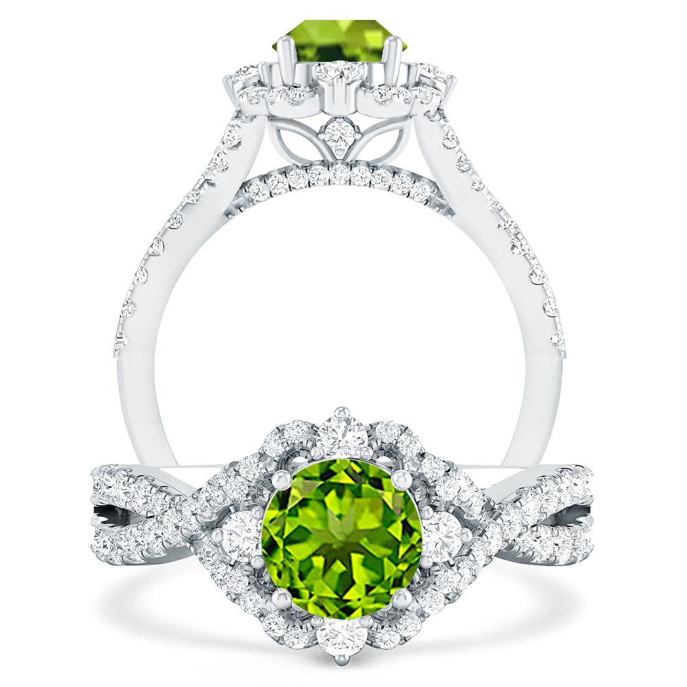 White Gold - Peridot