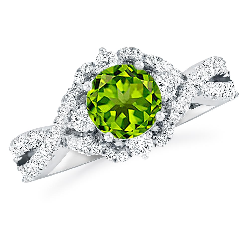 White Gold - Peridot