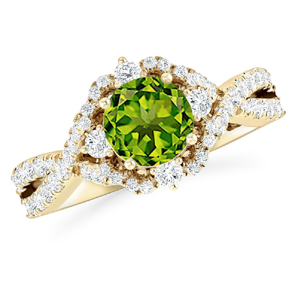 Yellow Gold - Peridot