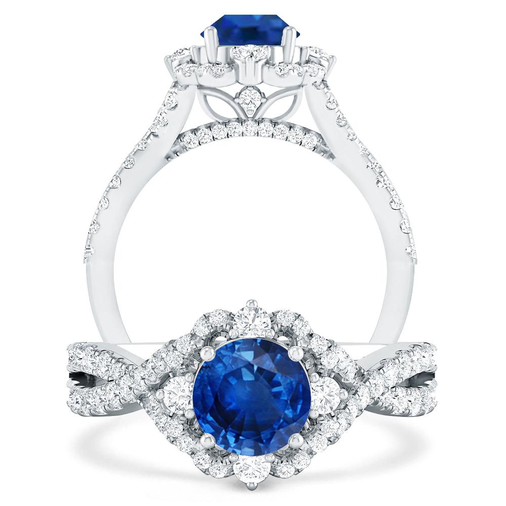 White Gold - Sapphire