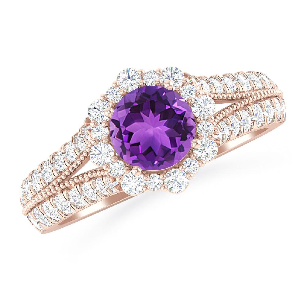 Rose Gold - Amethyst