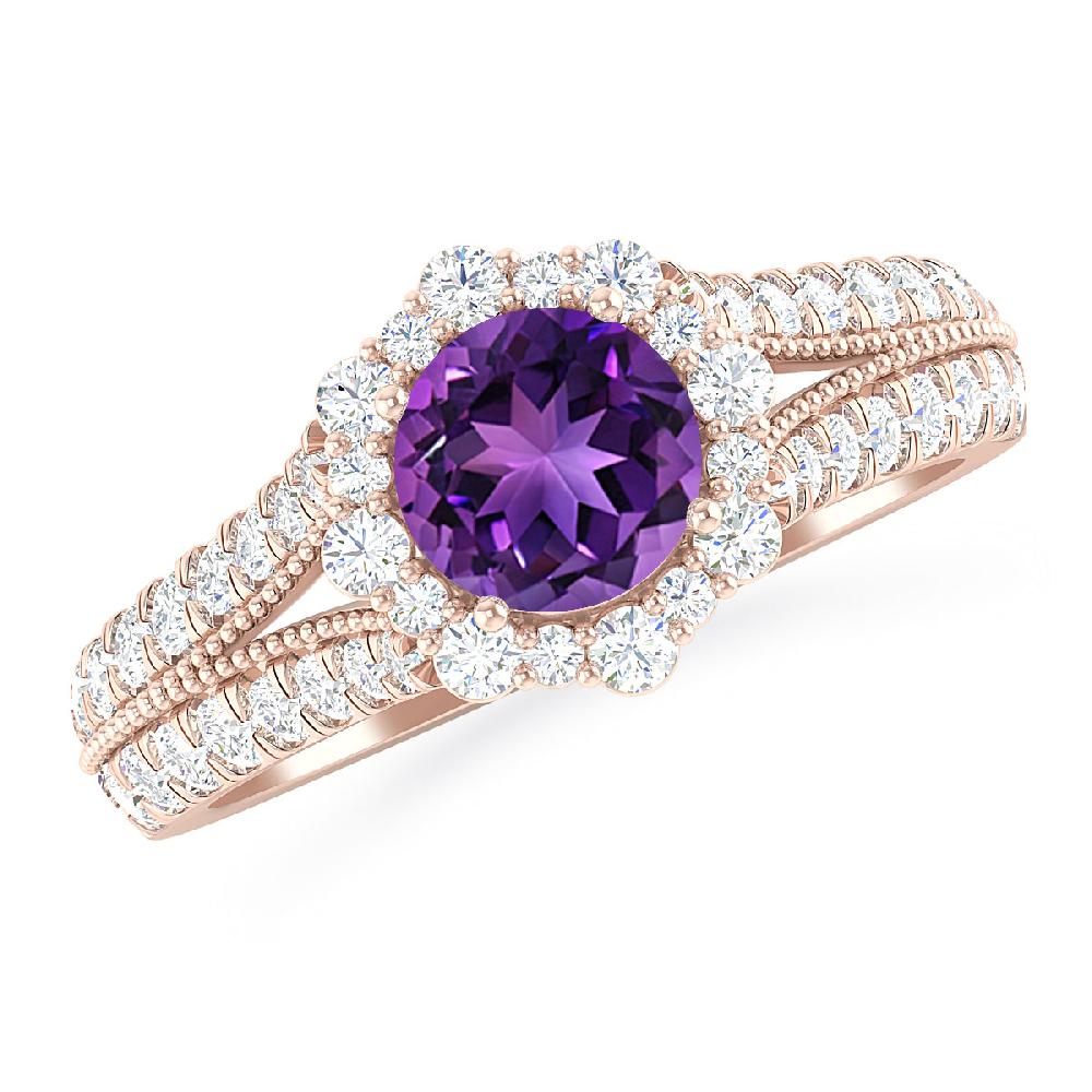 Rose Gold - Amethyst