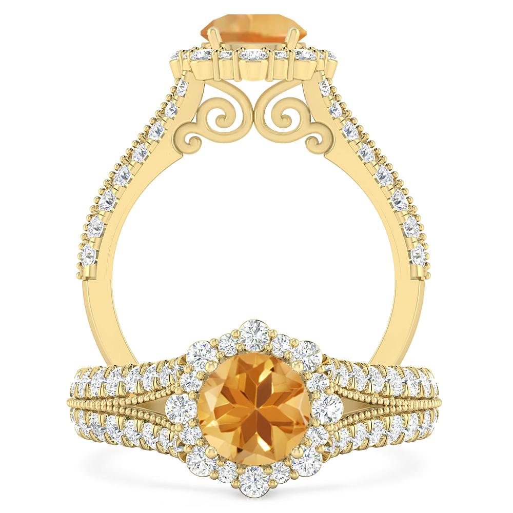 Yellow Gold - Citrine