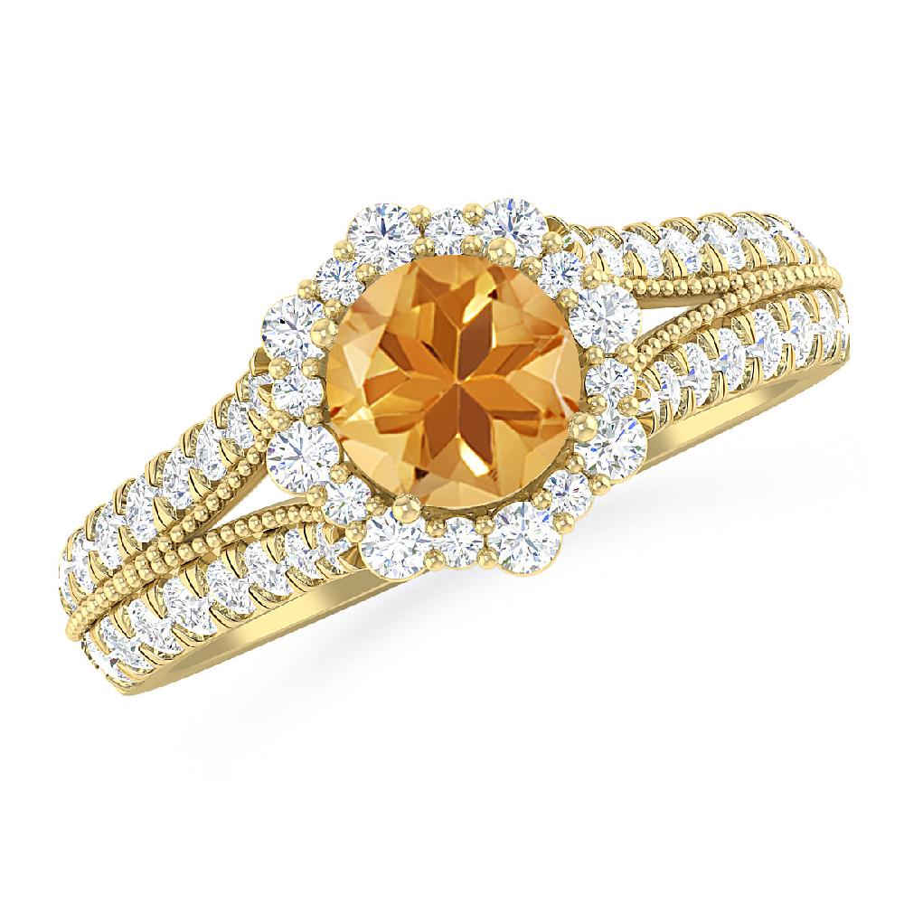 Yellow Gold - Citrine