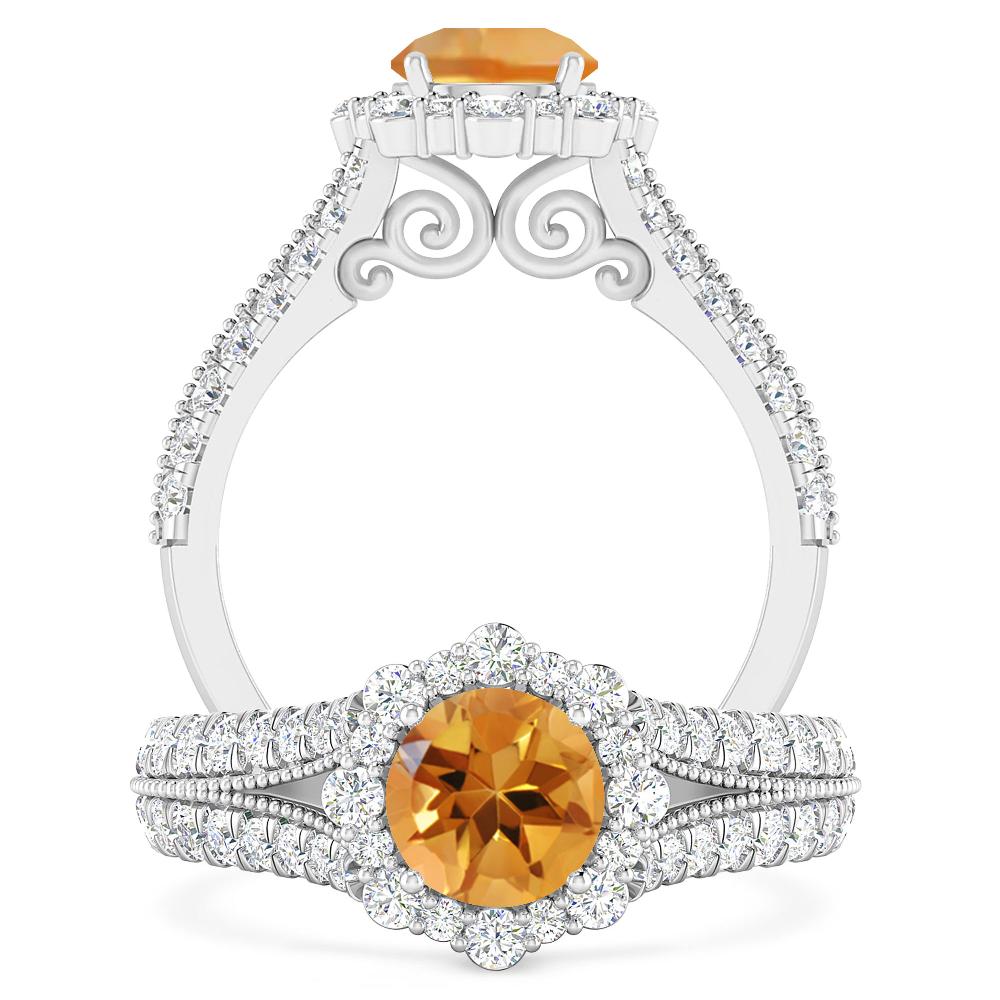 White Gold - Citrine