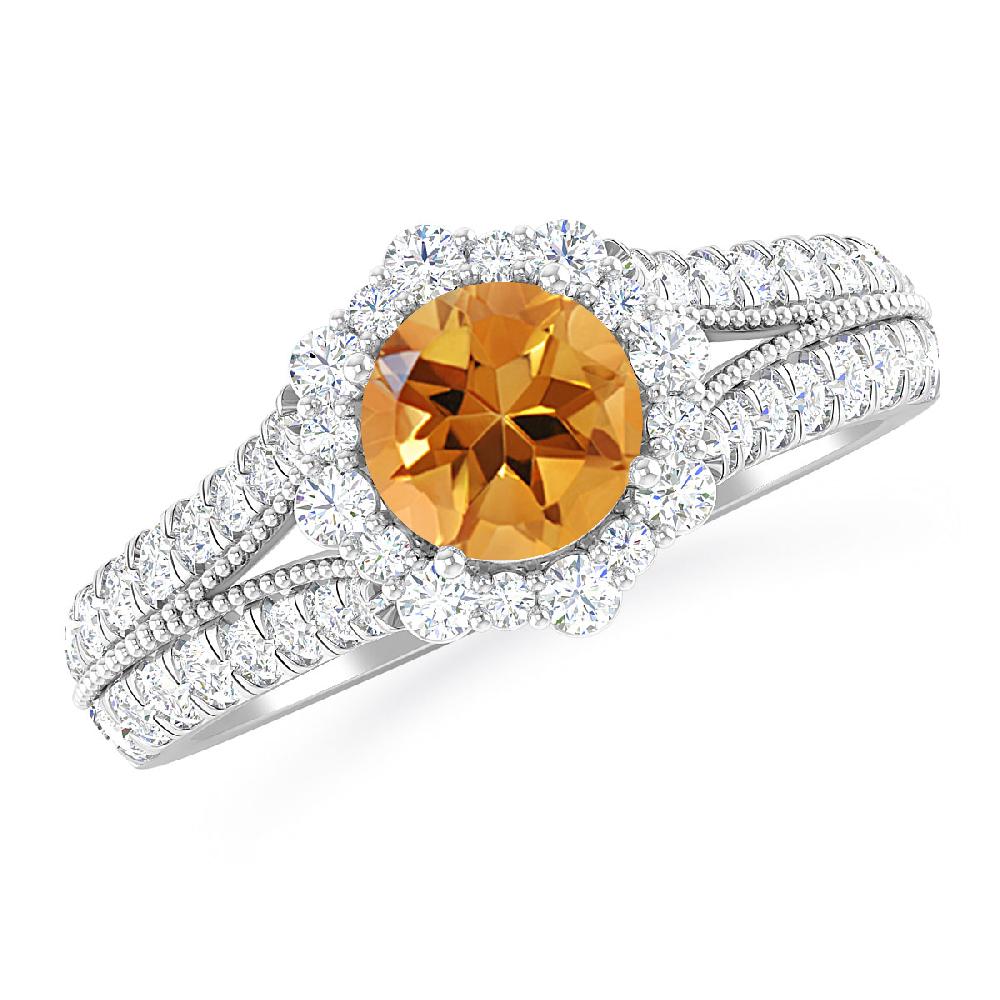 White Gold - Citrine