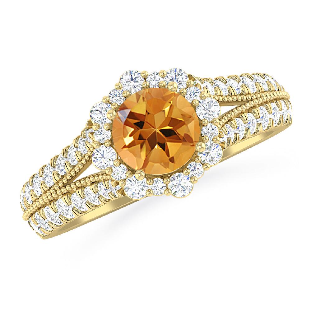 Yellow Gold - Citrine