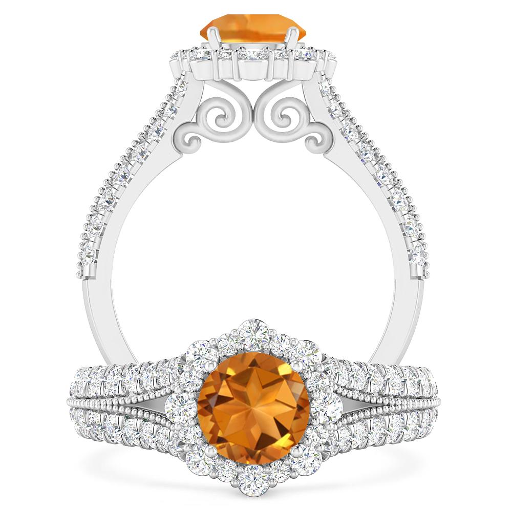 White Gold - Citrine