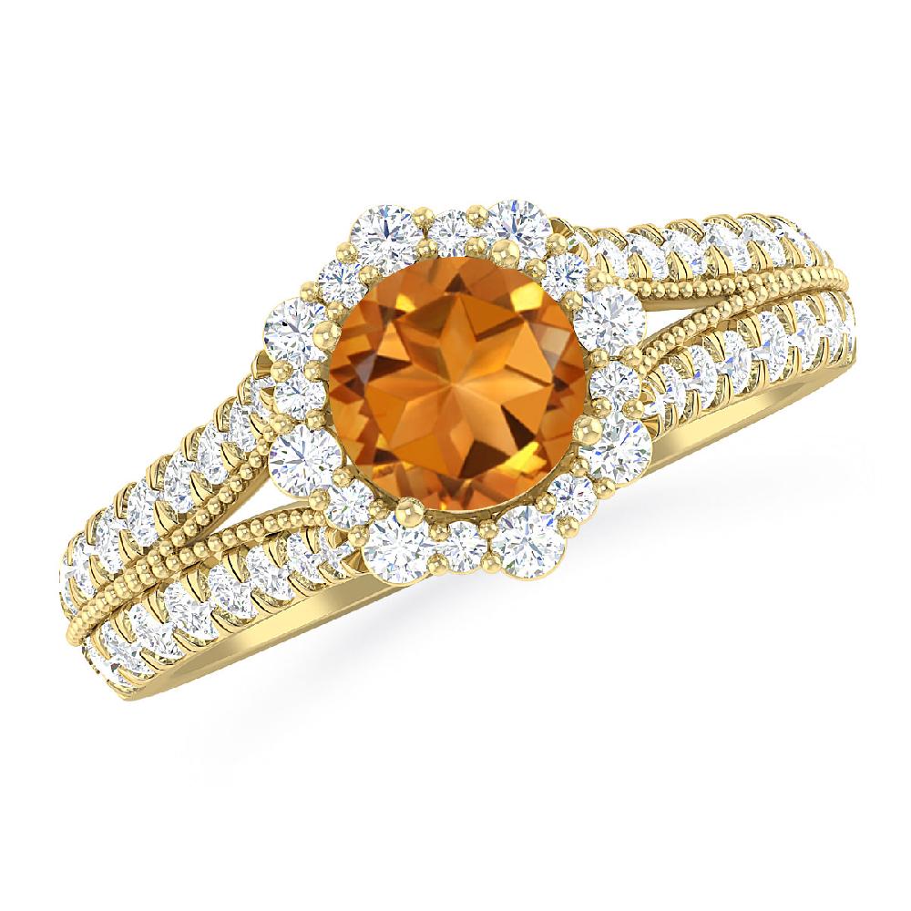 Yellow Gold - Citrine