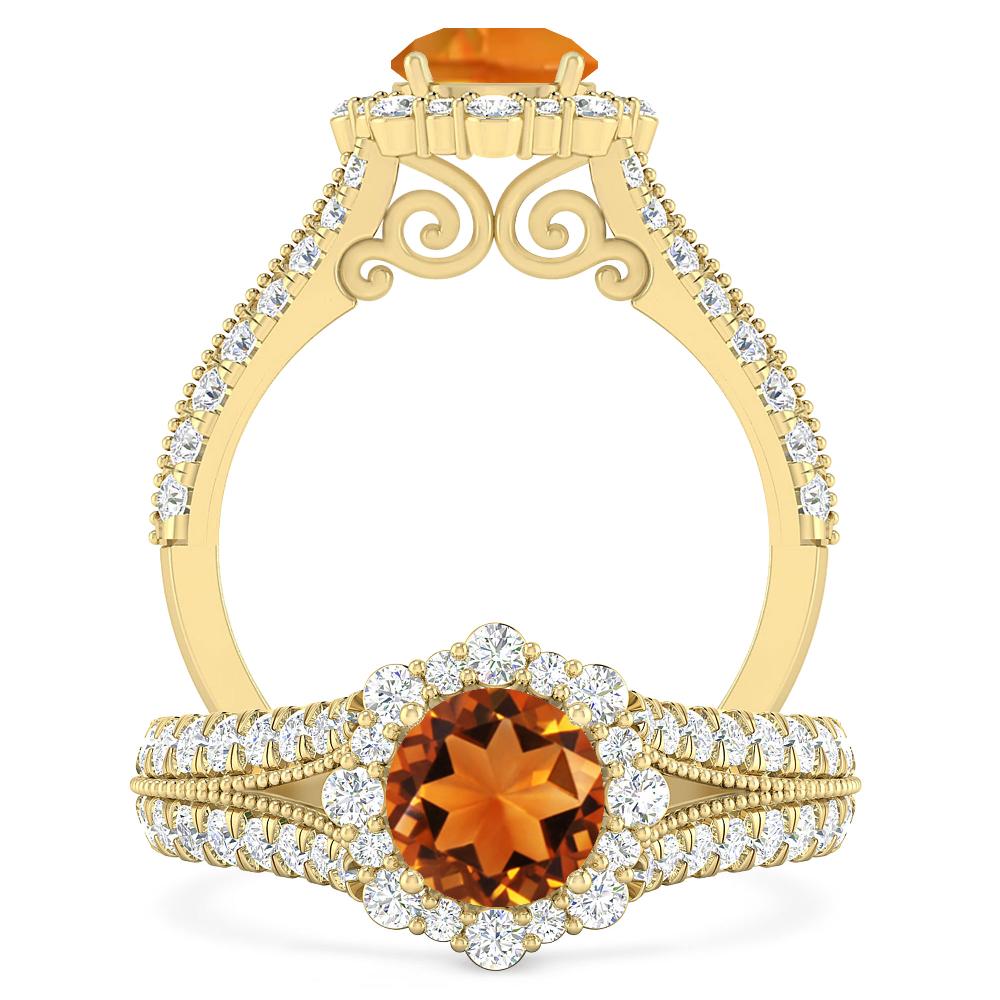 Yellow Gold - Citrine