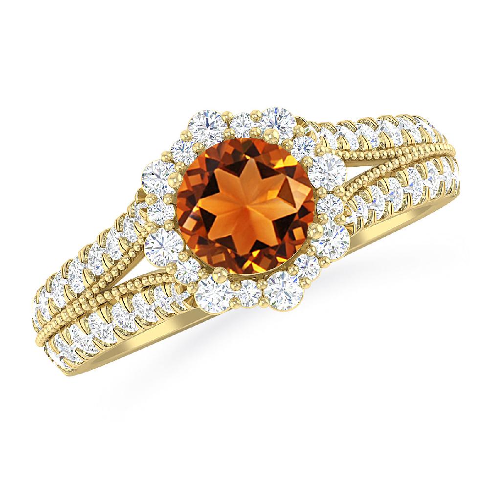 Yellow Gold - Citrine