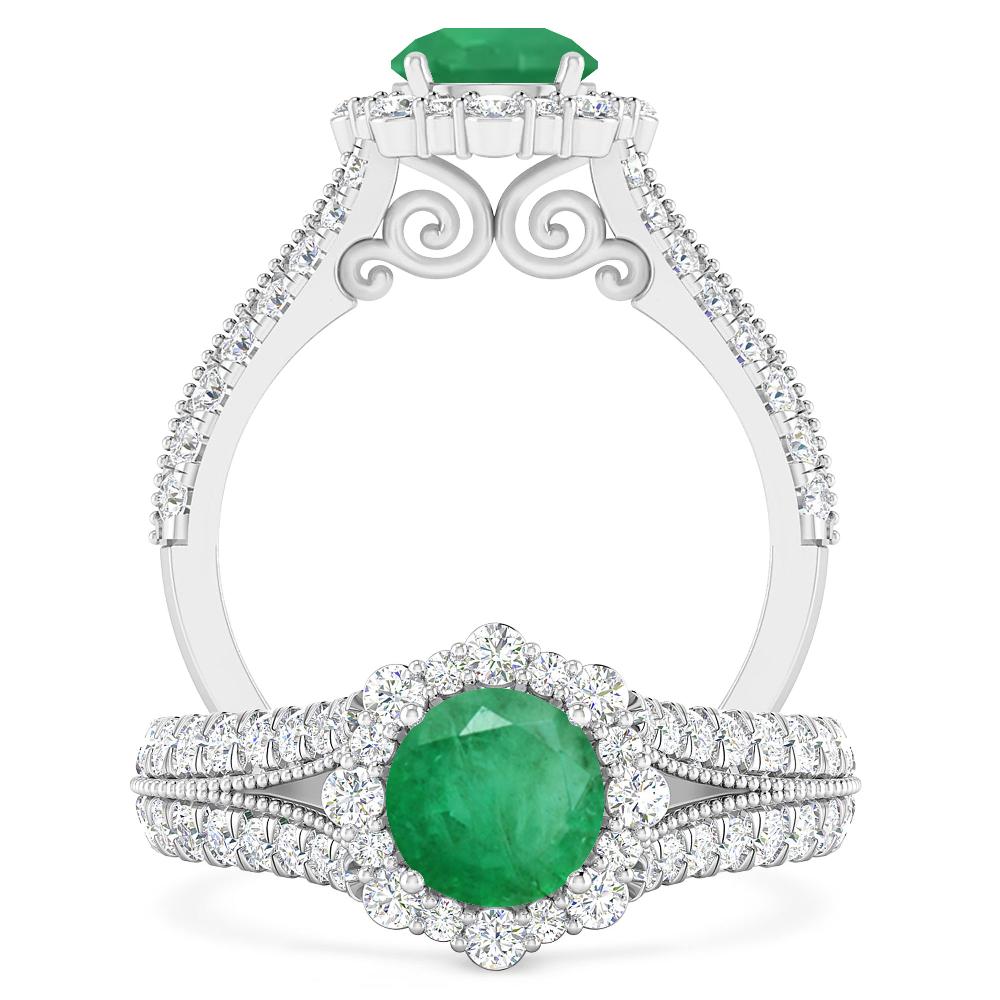 White Gold - Emerald