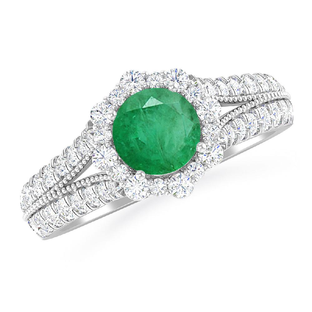 White Gold - Emerald