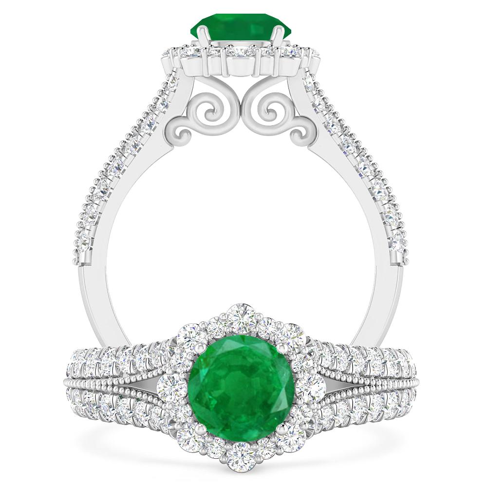 White Gold - Emerald