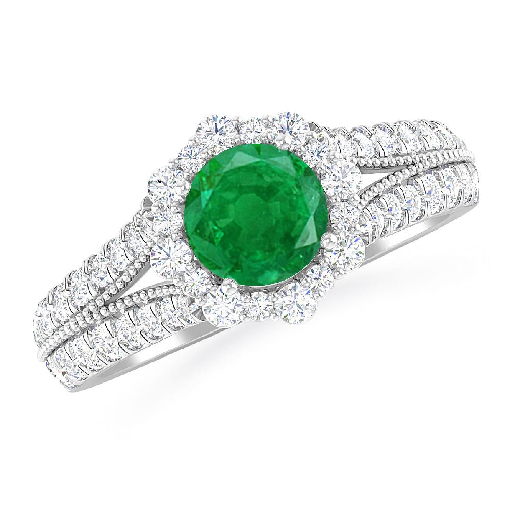 White Gold - Emerald