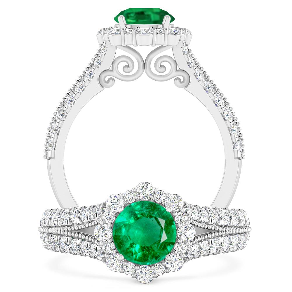 White Gold - Emerald