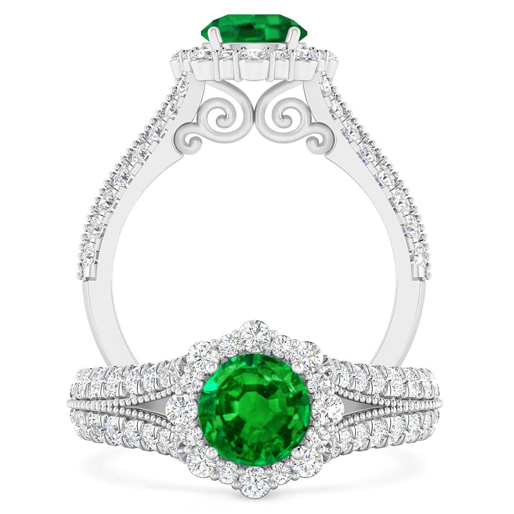 White Gold - Emerald