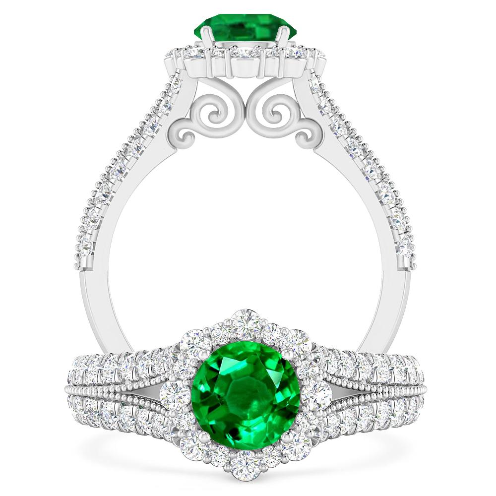 White Gold - Emerald