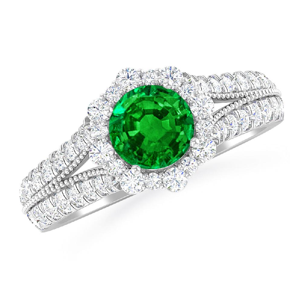 White Gold - Emerald