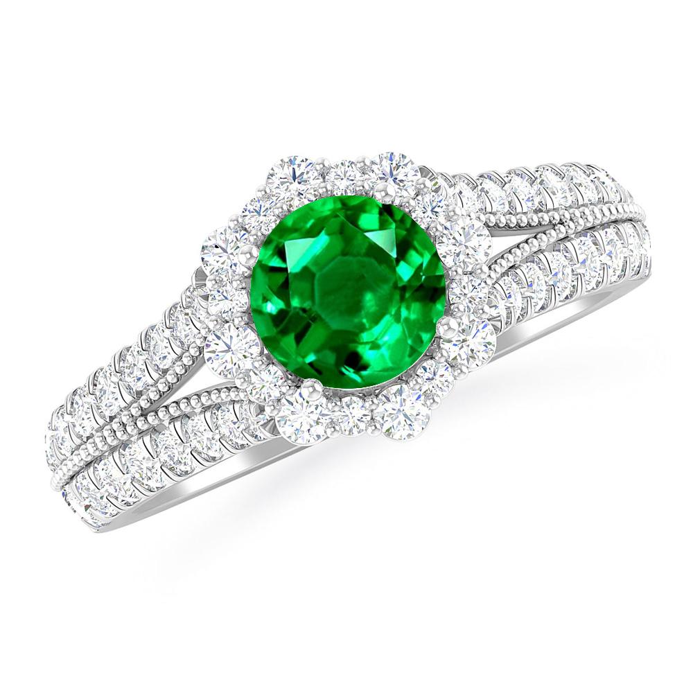 White Gold - Emerald