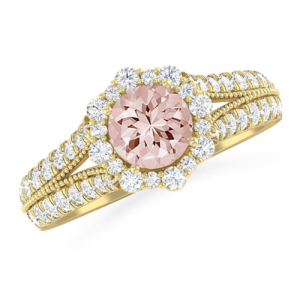 Yellow Gold - Morganite