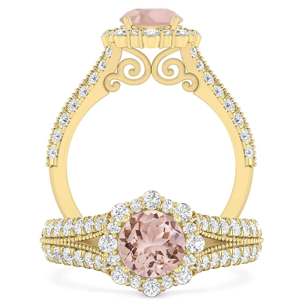 Yellow Gold - Morganite