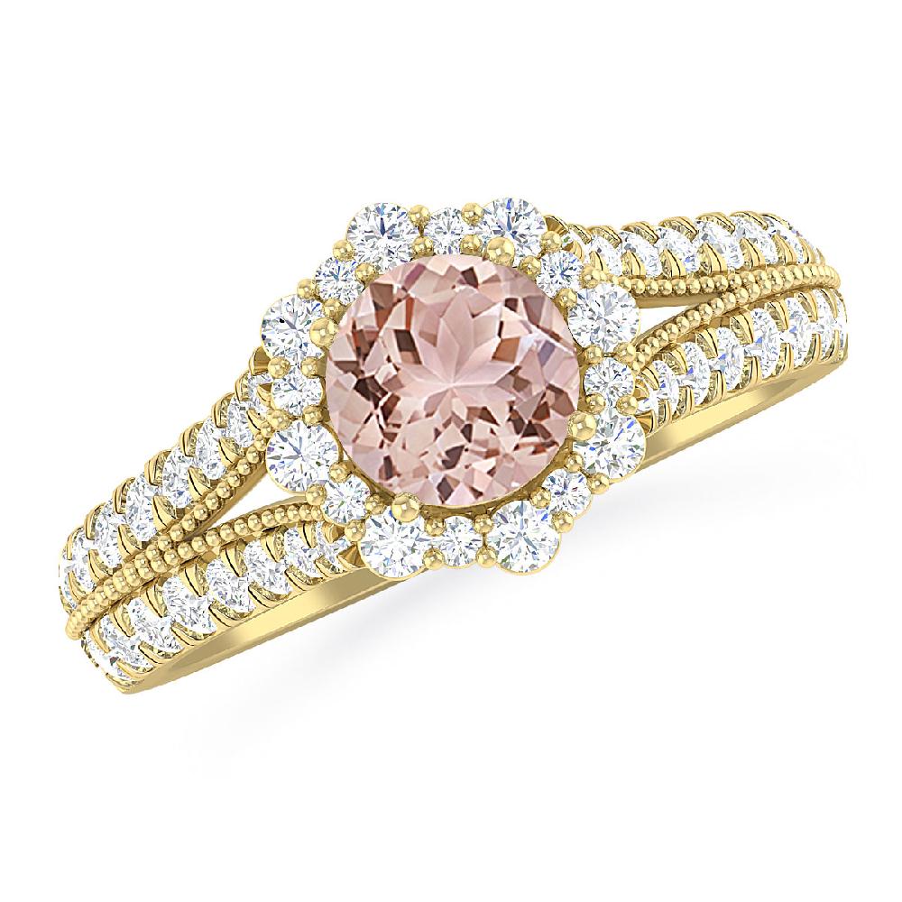 Yellow Gold - Morganite