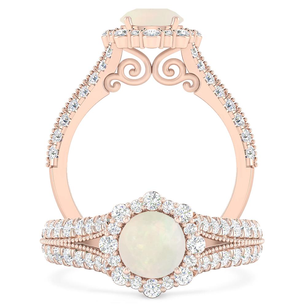 Rose Gold - Opal