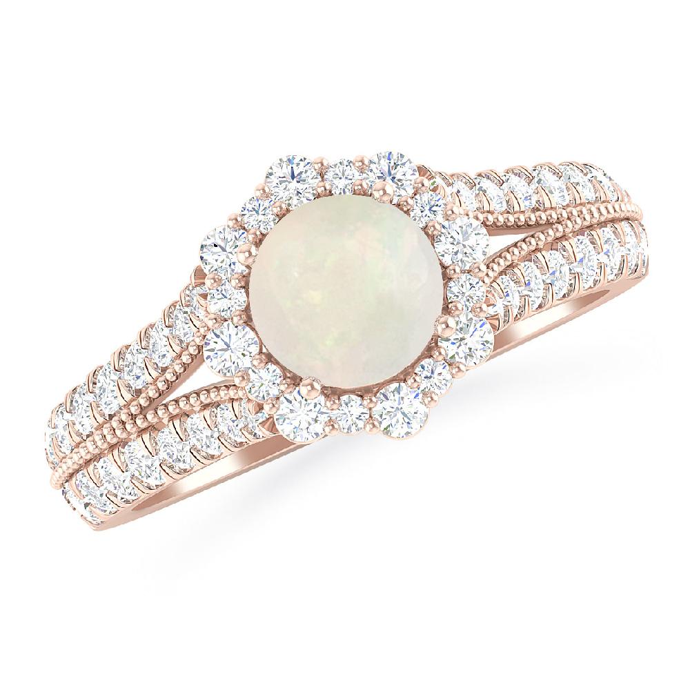 Rose Gold - Opal