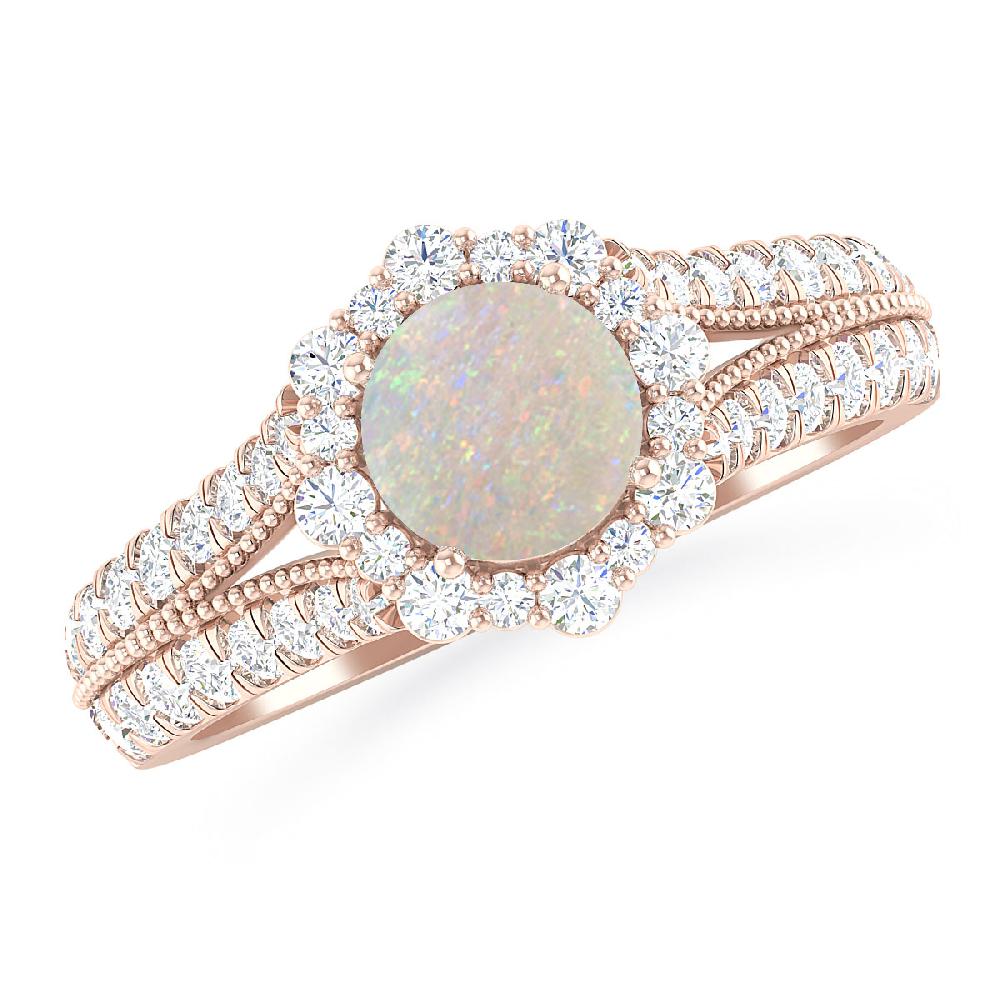 Rose Gold - Opal