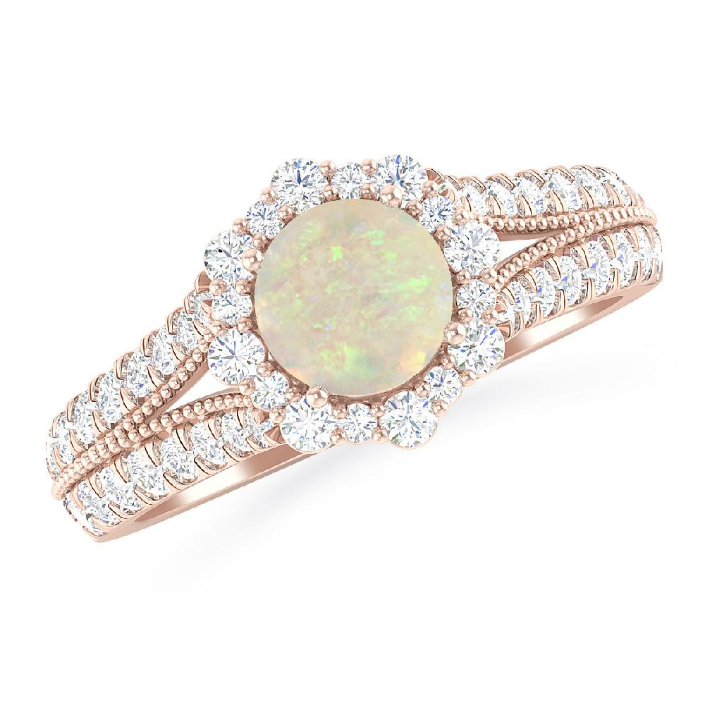 Rose Gold - Opal