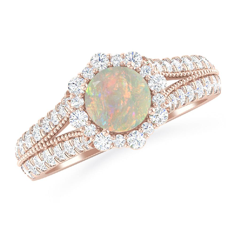 Rose Gold - Opal