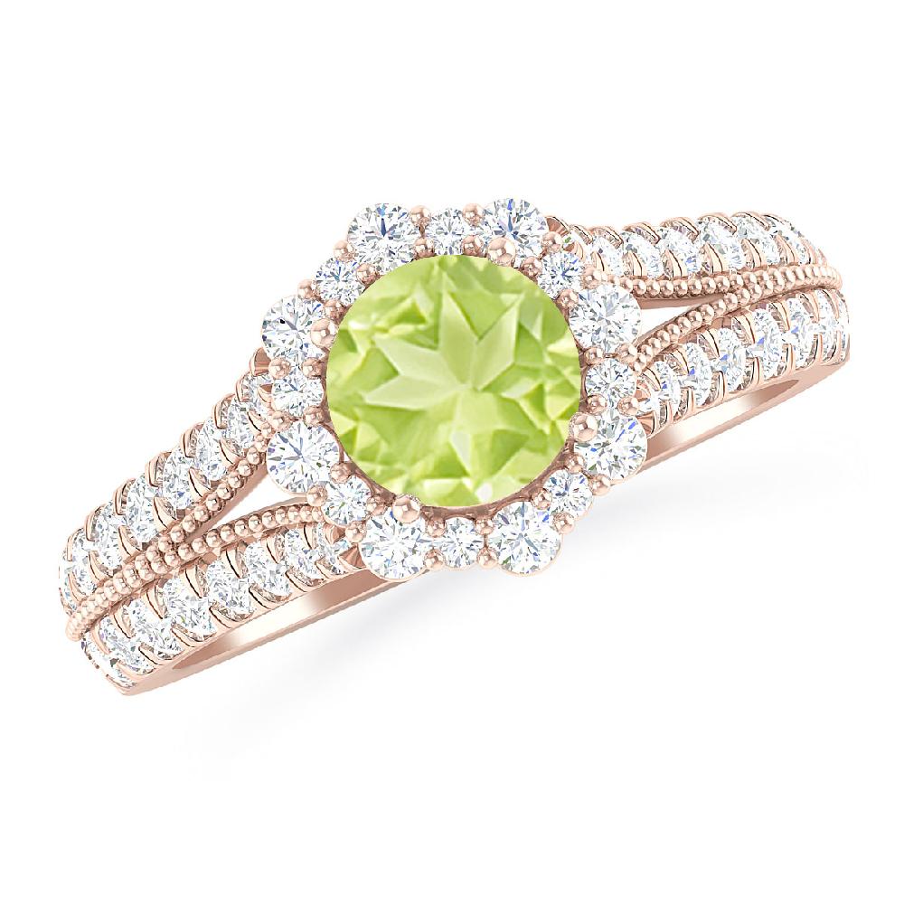 Rose Gold - Peridot