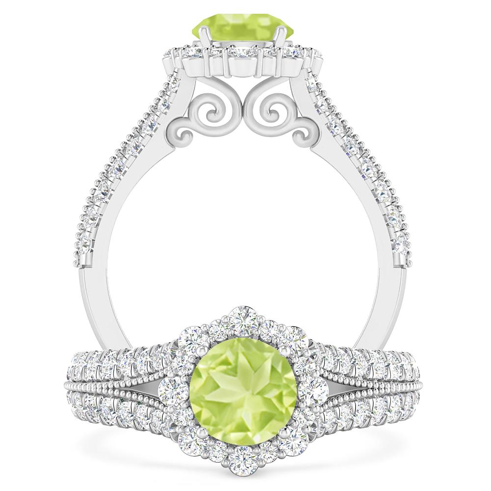 White Gold - Peridot