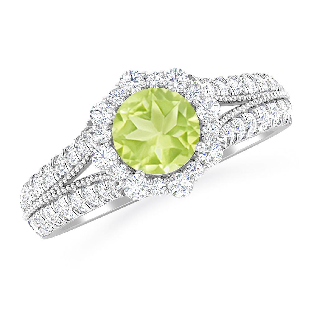 White Gold - Peridot