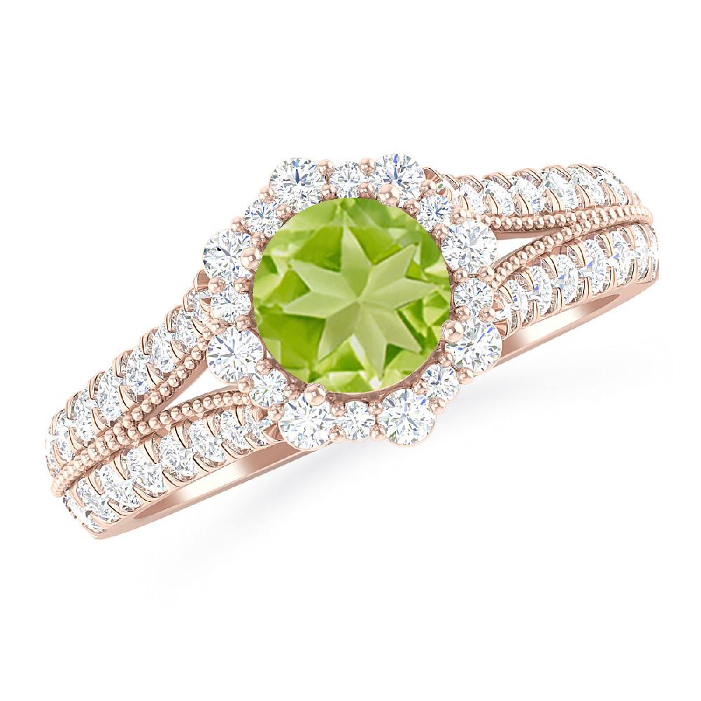 Rose Gold - Peridot