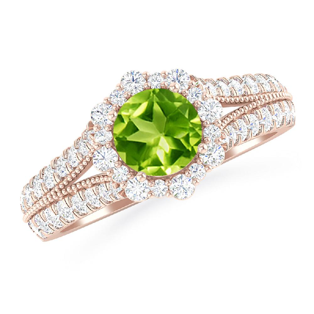 Rose Gold - Peridot