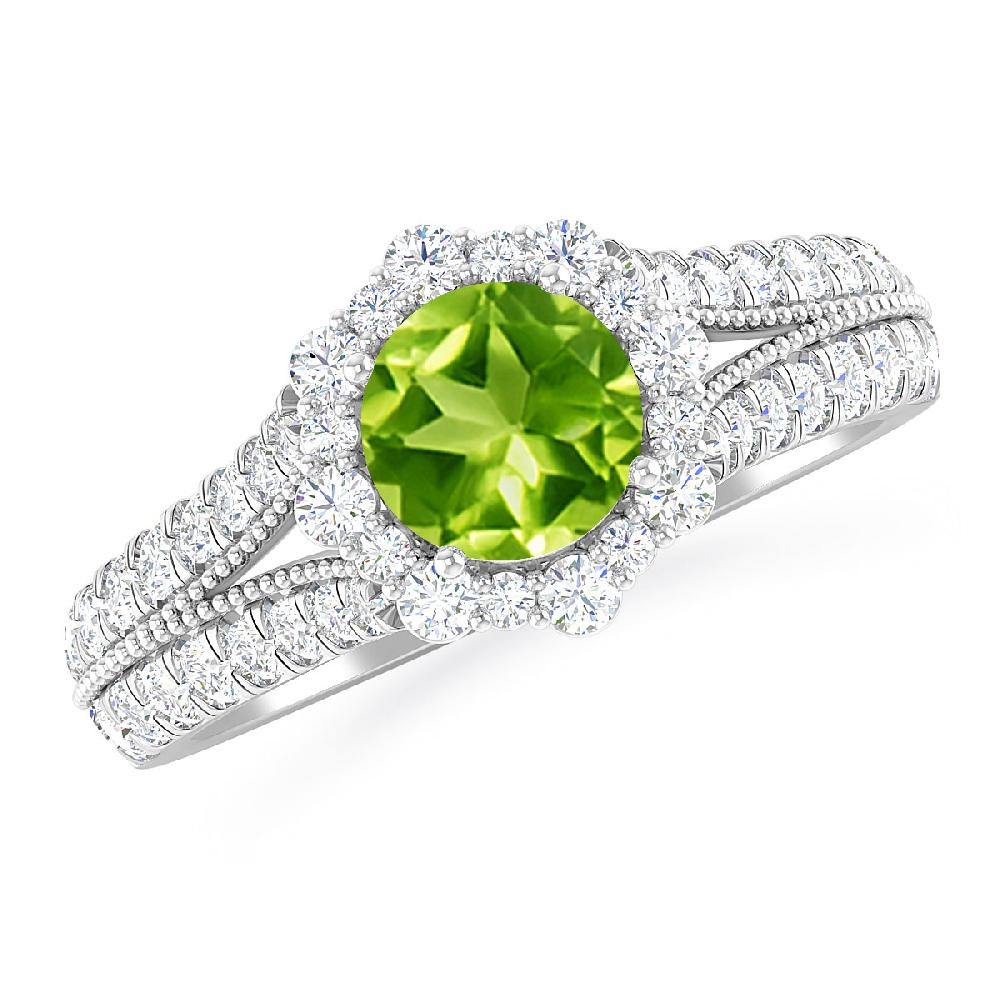 White Gold - Peridot