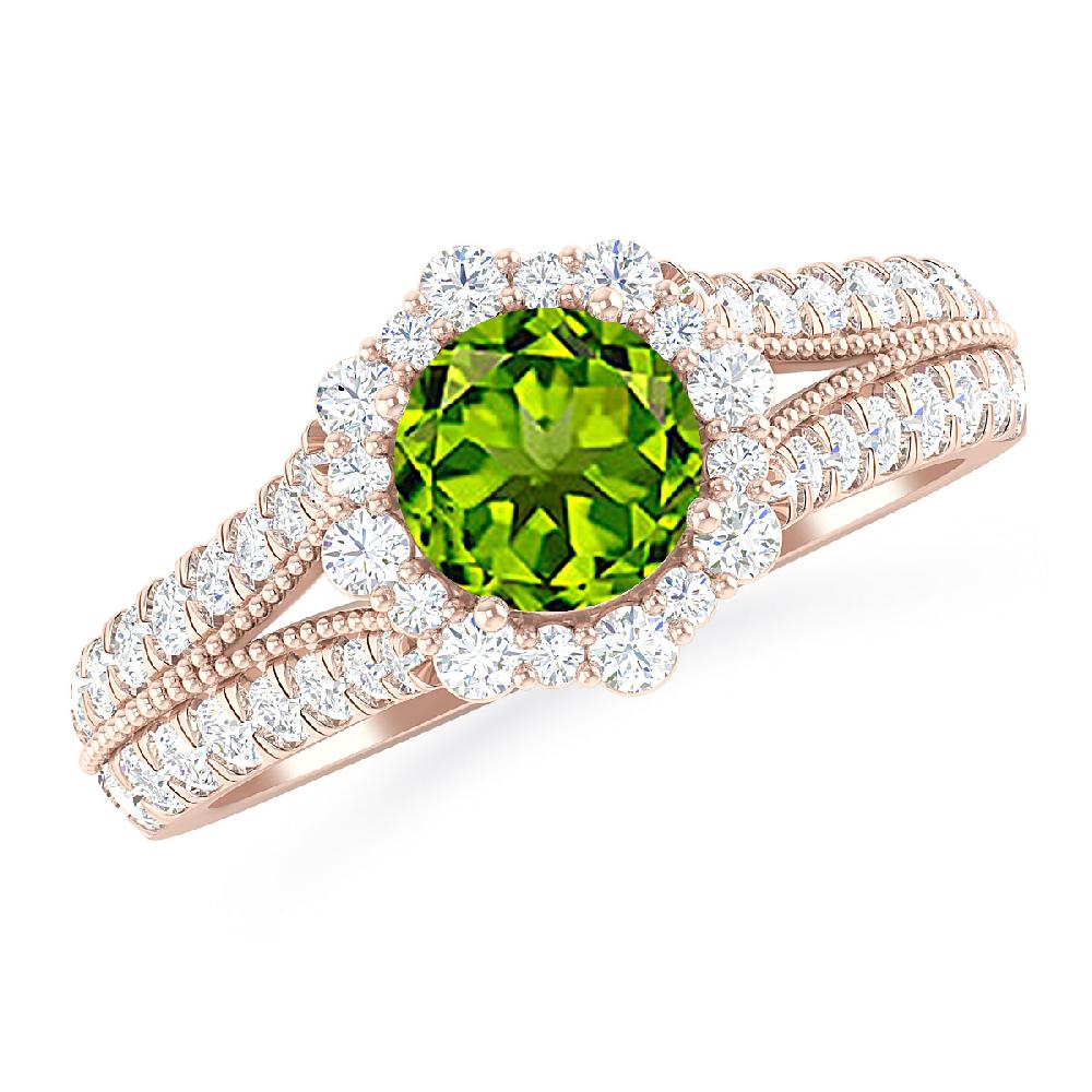 Rose Gold - Peridot