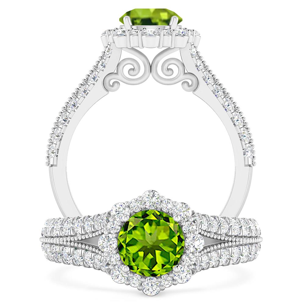 White Gold - Peridot