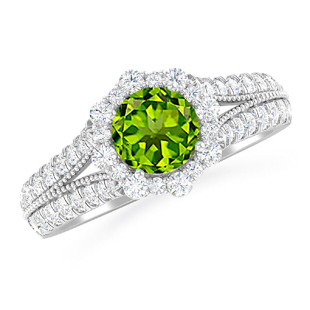 White Gold - Peridot