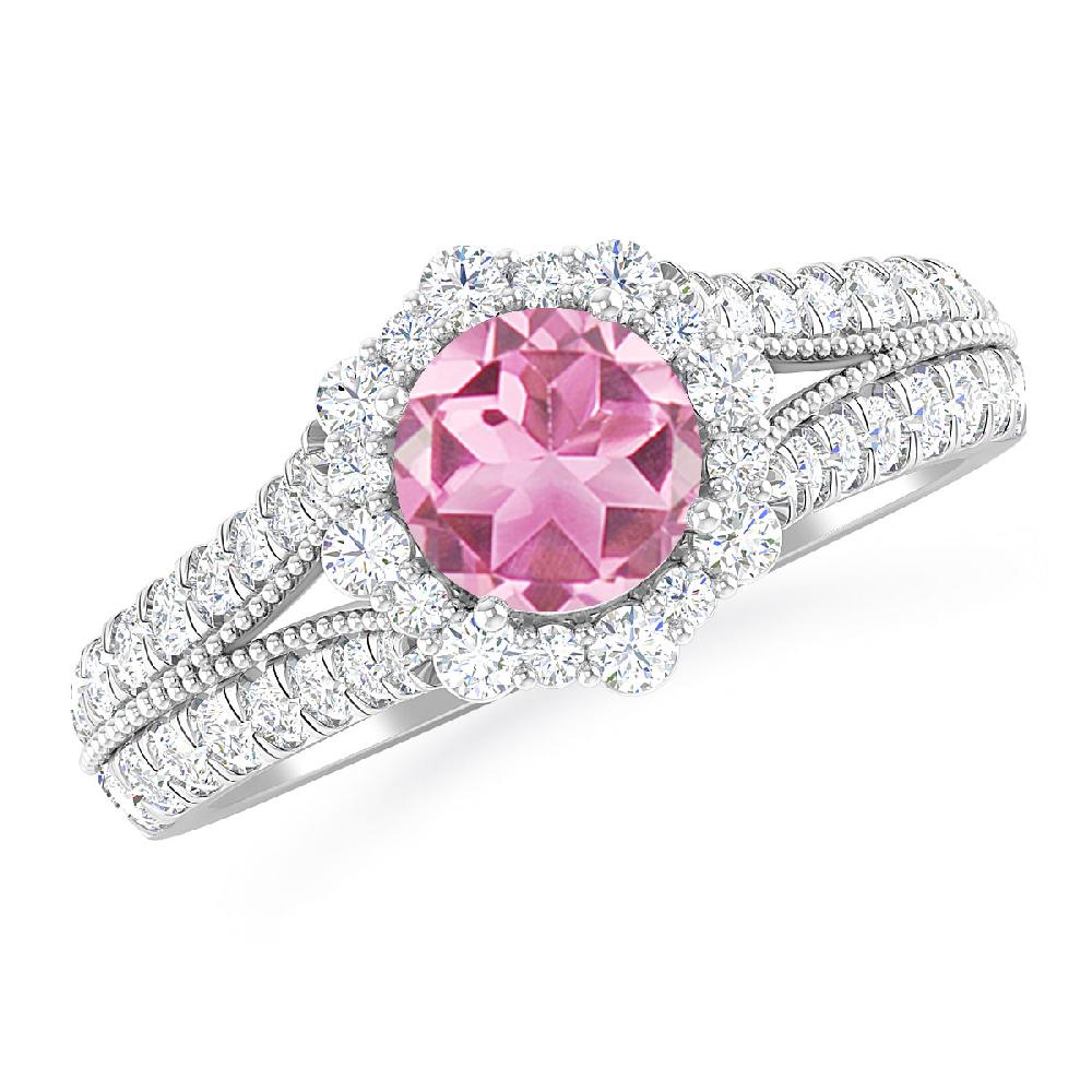 White Gold - Pink Tourmaline