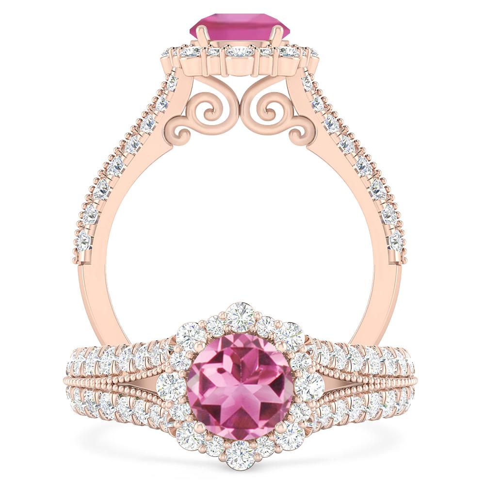 Rose Gold - Pink Tourmaline