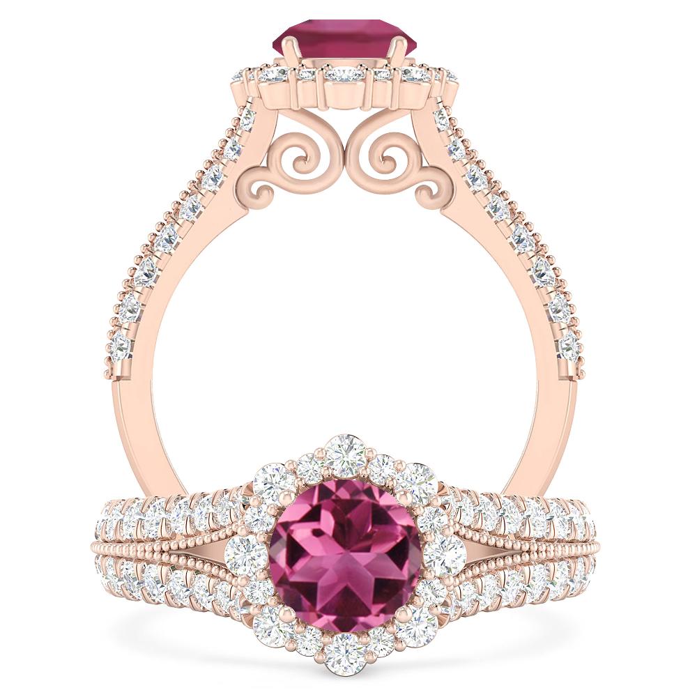 Rose Gold - Pink Tourmaline