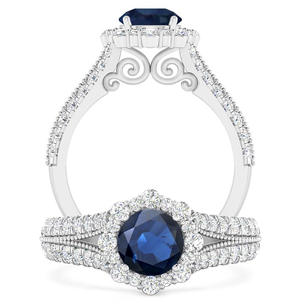 White Gold - Sapphire