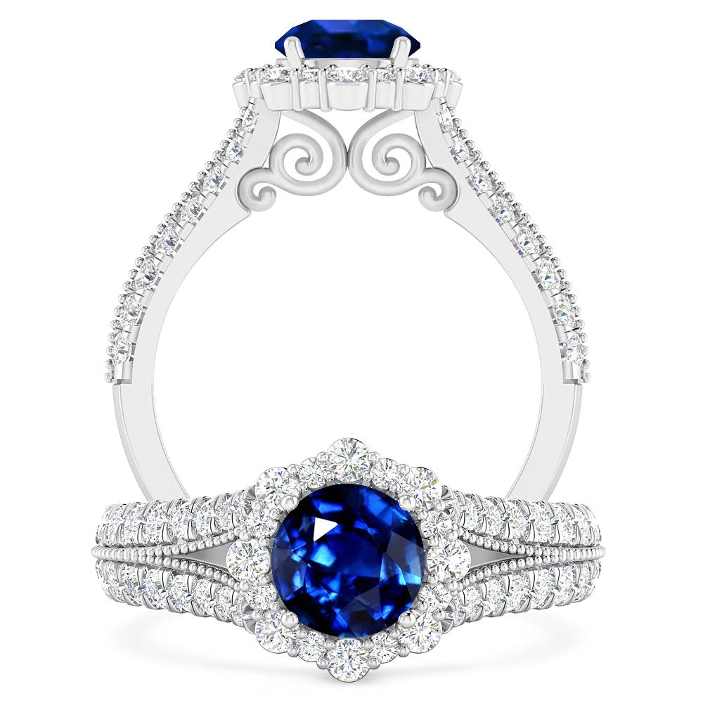 White Gold - Sapphire