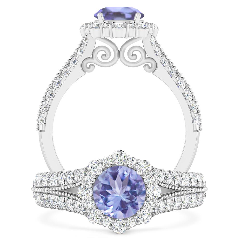 White Gold - Tanzanite