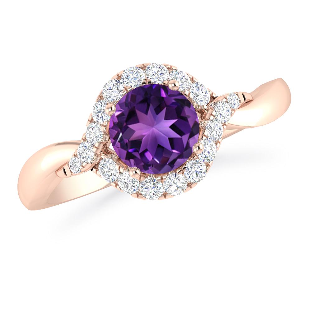 Rose Gold - Amethyst