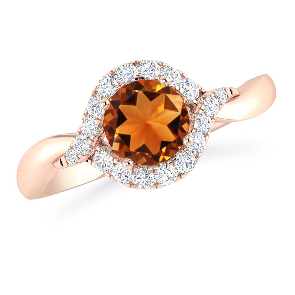 Rose Gold - Citrine