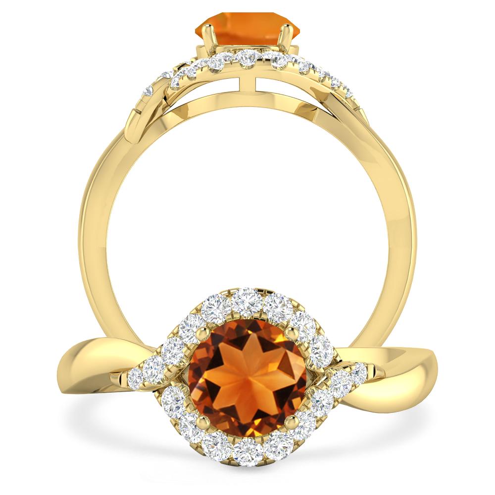 Yellow Gold - Citrine